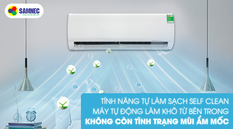 Chức năng Self Clean - Máy lạnh Midea Chức năng Self Clean - Máy lạnh Midea