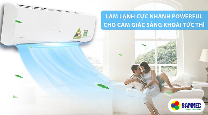 Chức năng Powerful – Máy lạnh Daikin Chức năng Powerful – Máy lạnh Daikin