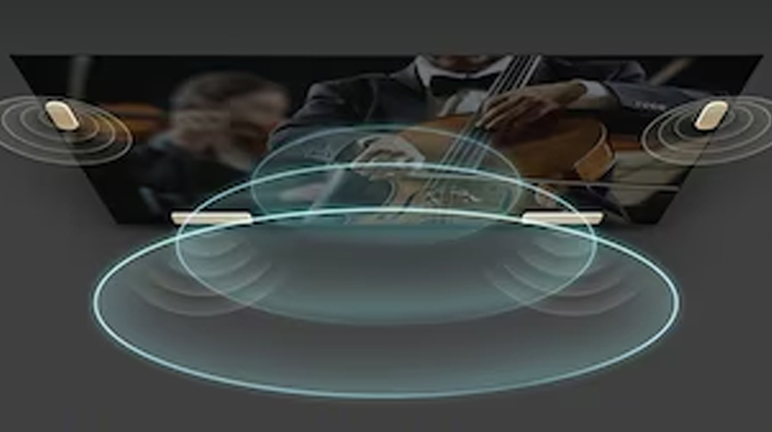 Hình ảnh sóng âm từ TV với công nghệ Acoustic Multi-Audio™
