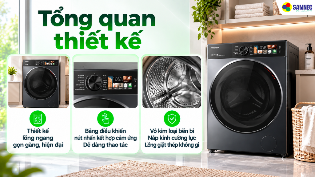 Máy giặt 10.5 kg Toshiba TW-T25BZU115MWV(MG)