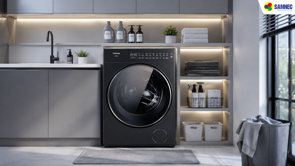 Máy giặt 15kg sấy 9 kg Toshiba TWD-T35BP160MWV(MG)