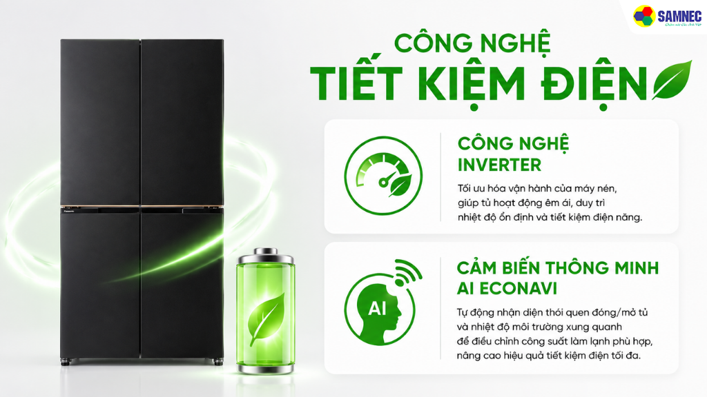 Tủ lạnh 487 lít NR-XZ550CWKV