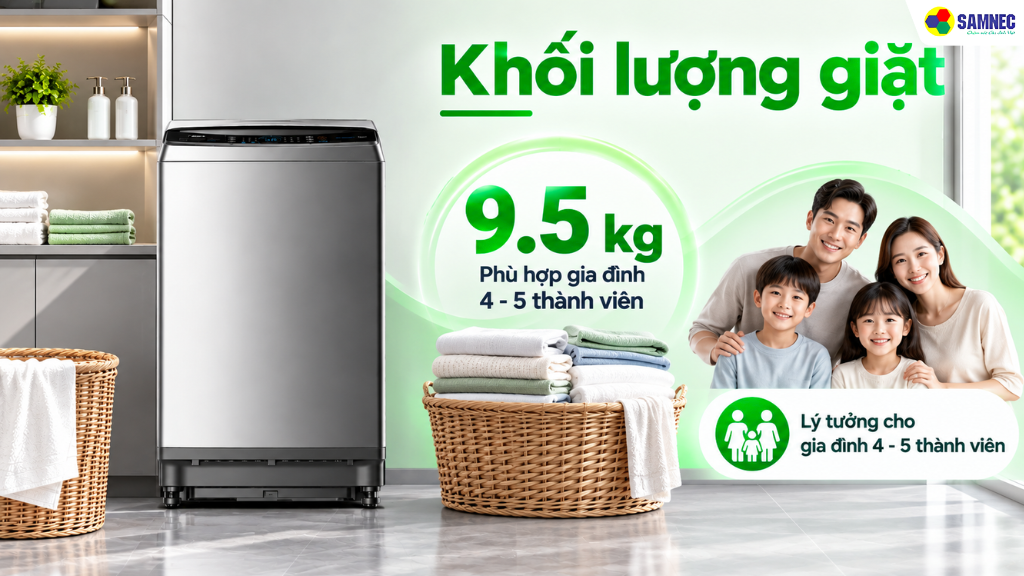 Máy giặt cửa trên Midea MA200W95
