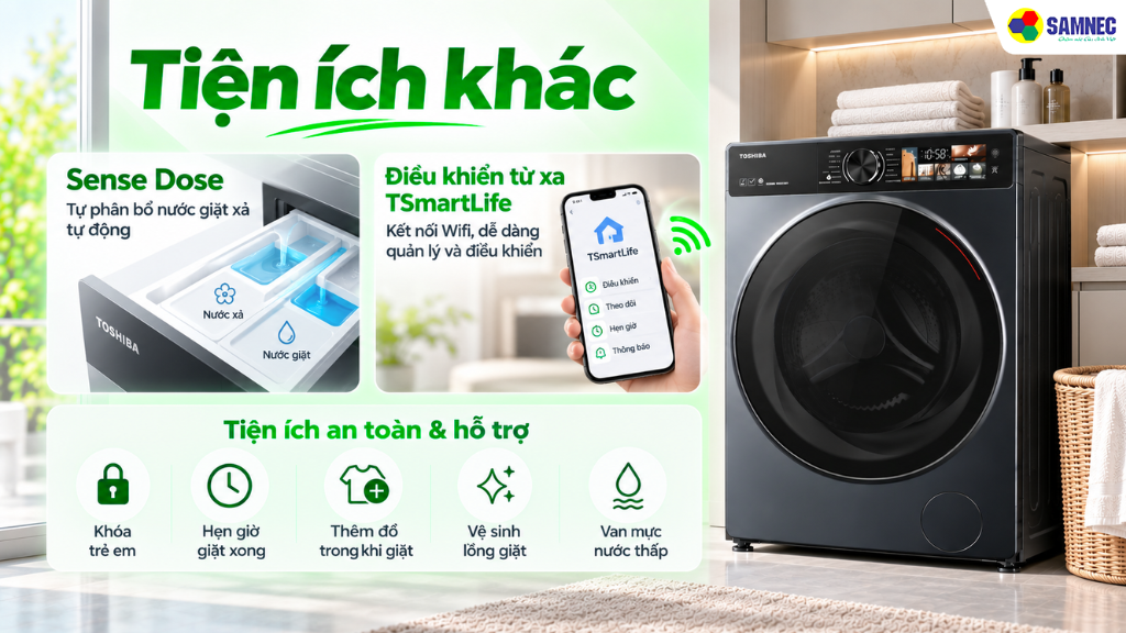 Máy giặt sấy Inverter giặt 10,5 kg-sấy 7kg TWD-T25BZU115MWV(MG)