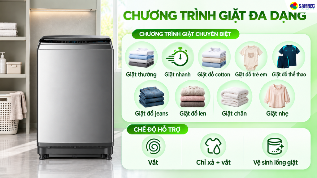 Máy giặt Midea MA200W105