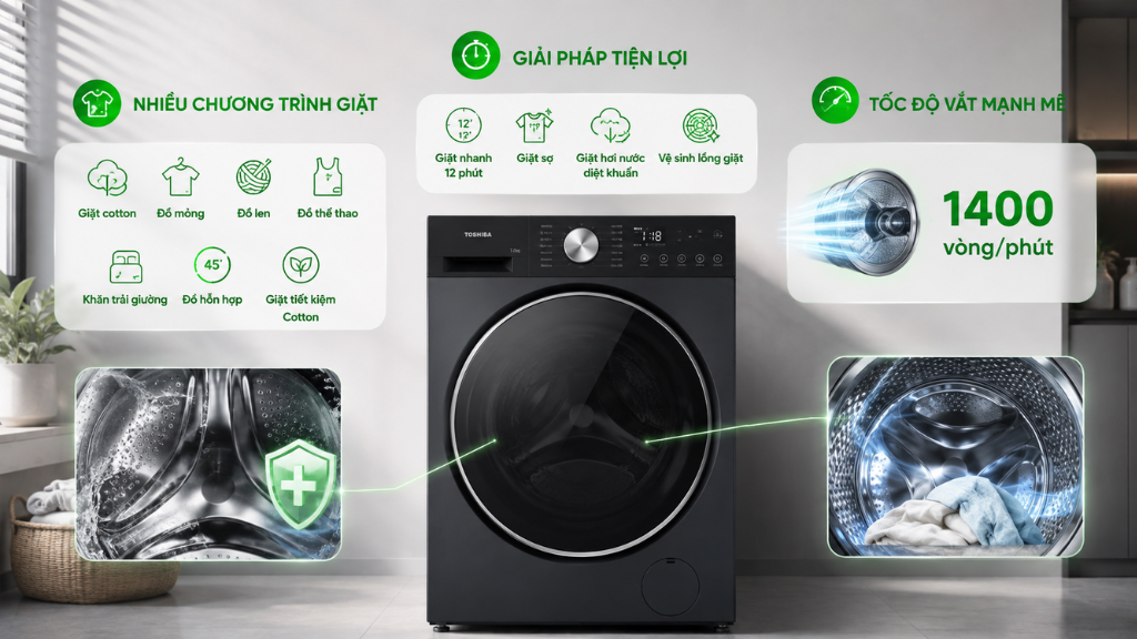 Máy giặt Inverter 13 kg TW-T33B140UWV(MK)