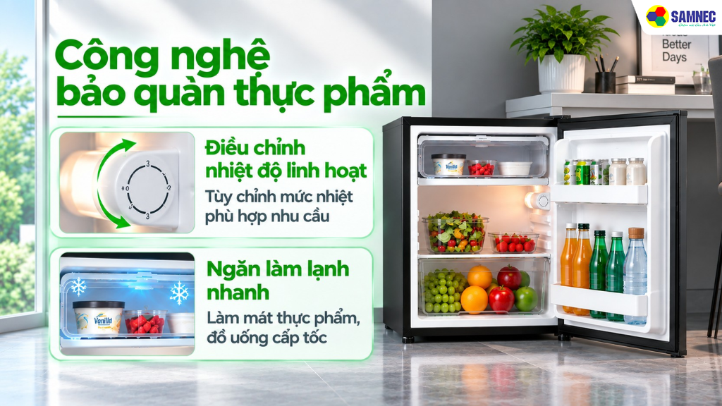 Tủ lạnh mini 45 lít MDRD86FGA50VN