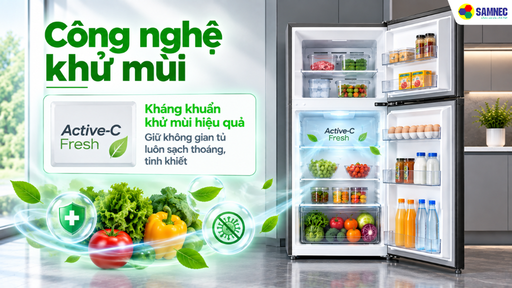 Tủ lạnh Inverter 236 lít Midea