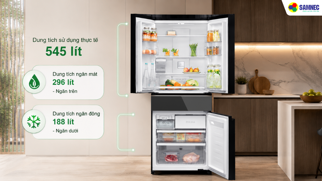 Tủ lạnh Multi Door Panasonic NR-YW590XJKV