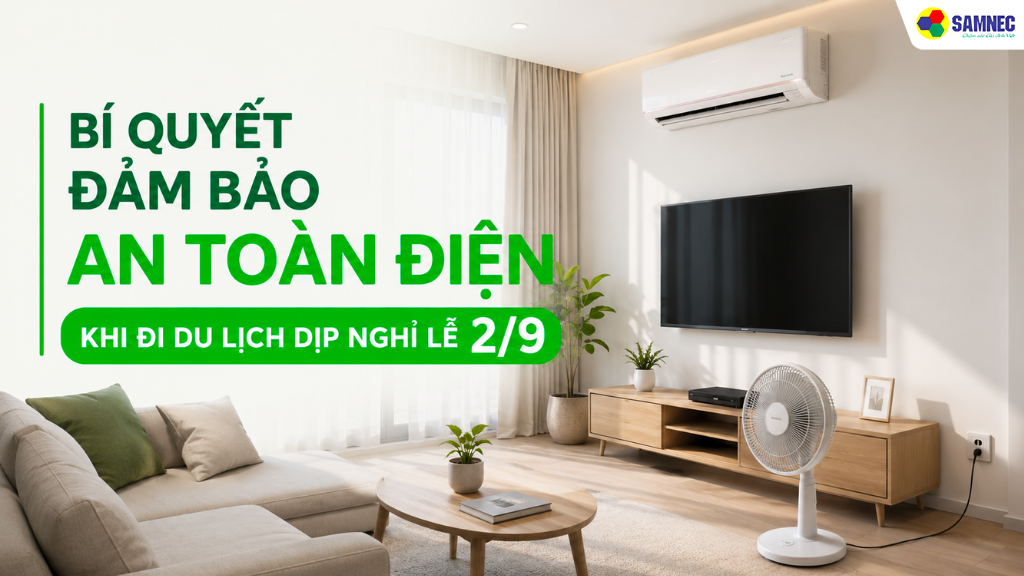 Hướng dẫn đảm bảo an toàn điện khi đi du lịch chi tiết cho từng thiết bị gia đình