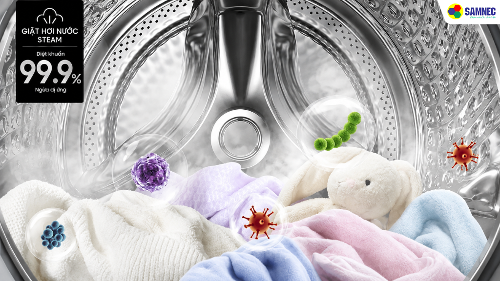 Công nghệ giặt hơi nước Hygiene Steam