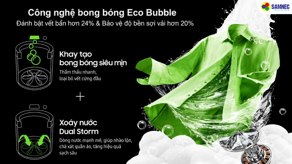 Công nghệ bong bóng siêu mịn EcoBubble™