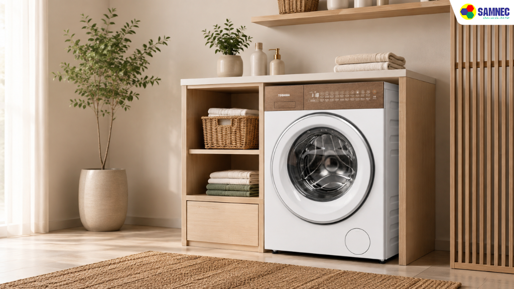 Máy giặt Toshiba dòng Japandi T37 là sự lựa chọn hoàn hảo