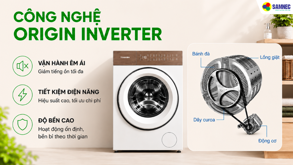 Khả năng tiết kiệm điện của máy giặt Toshiba T37