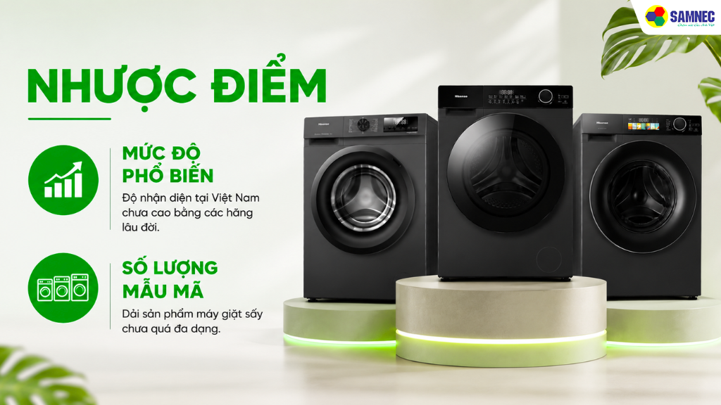 Tại thị trường Việt Nam, Hisense là thương hiệu đang phát triển