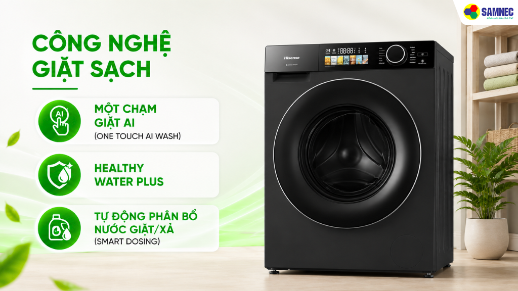 Công nghệ giặt sạch của sản phẩm