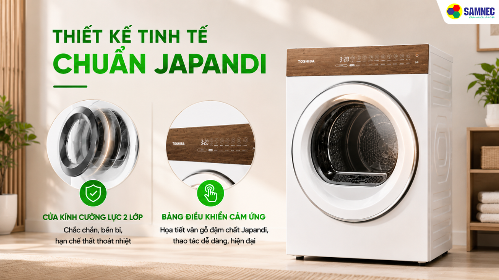 Máy sấy bơm nhiệt Toshiba TD-T37BS90HWV(WT)