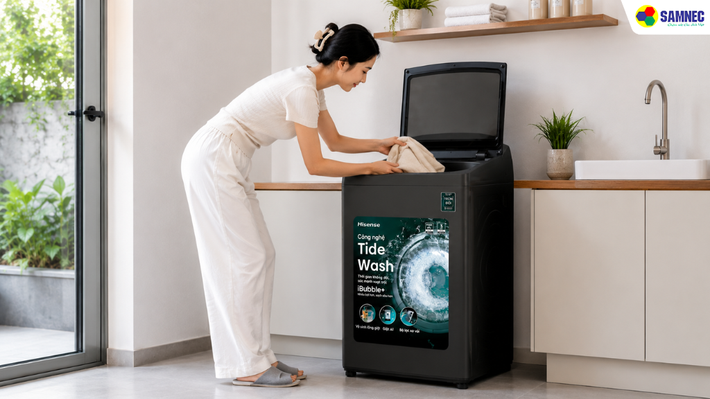 Máy giặt Hisense có rất nhiều ưu điểm vượt trội