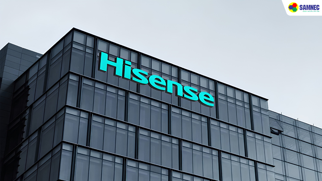Hisense là tập đoàn điện tử, điện gia dụng đa quốc gia được thành lập từ năm 1969 từ Trung Quốc