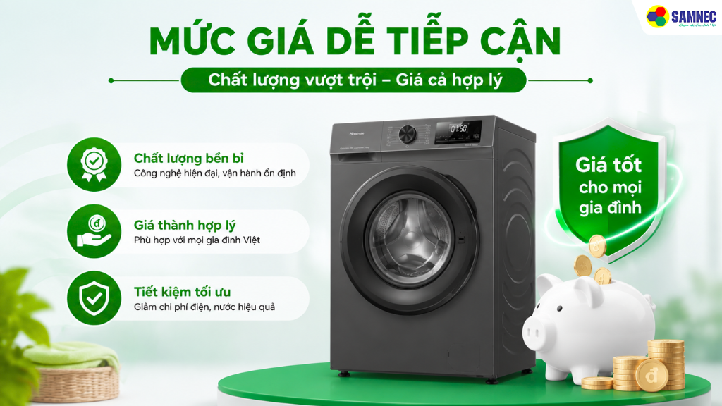 Phân khúc giá rộng từ khoảng 4.500.000đ đến 12.000.000đ giúp người dùng dễ dàng tiếp cận
