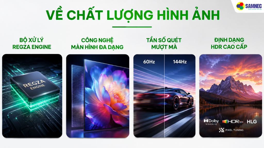 Về chất lượng hình ảnh của tivi Toshiba