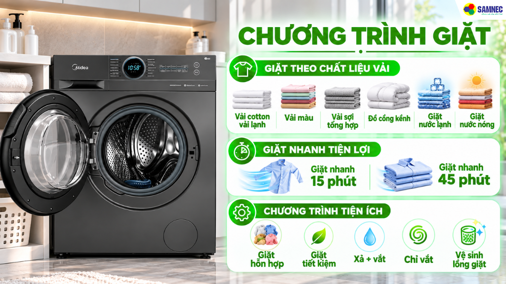 Máy giặt Midea MF200W105