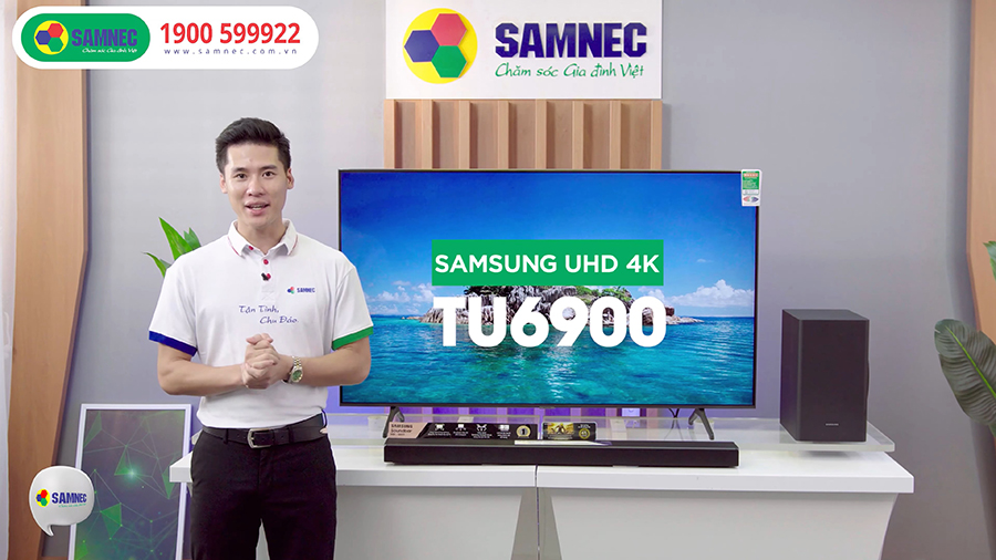 Smart Tivi Samsung Crystal Uhd 4k 43 Inch Ua43tu6900kxxv