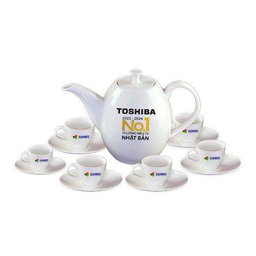 Tặng bộ ấm trà Minh Long cao cấp