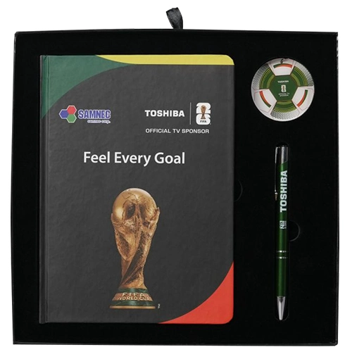 Tặng set sổ + bút Toshiba