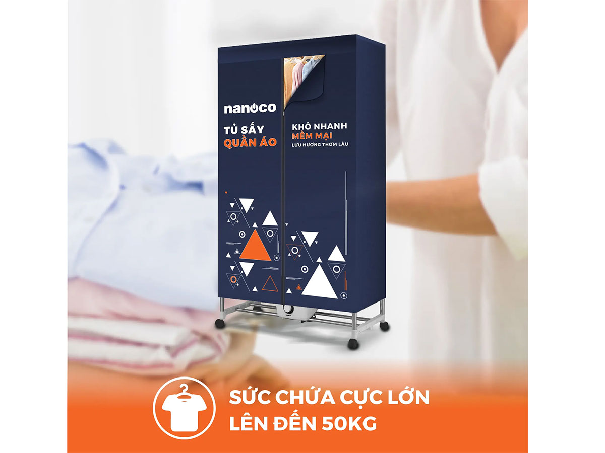 Tủ sấy quần áo Nanoco NCD2207