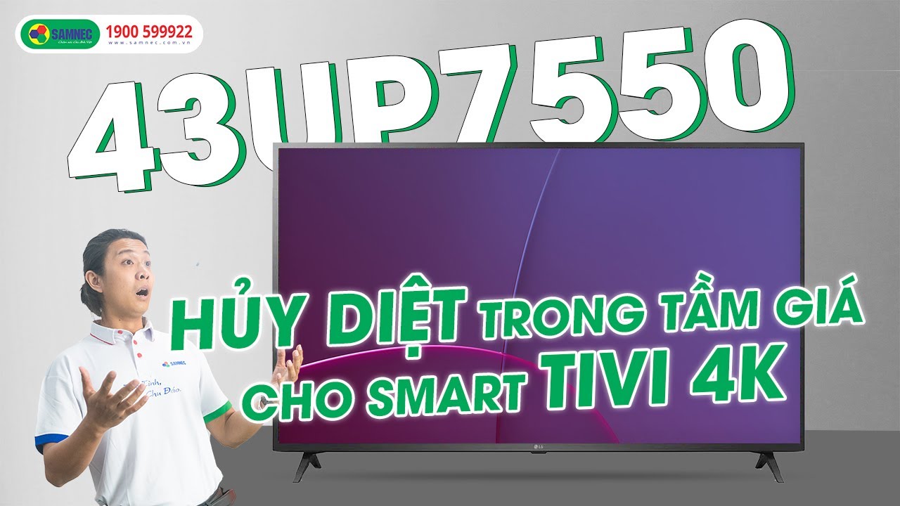 Smart Tivi LG UHD 4K 43 inch 43UP7550PTC