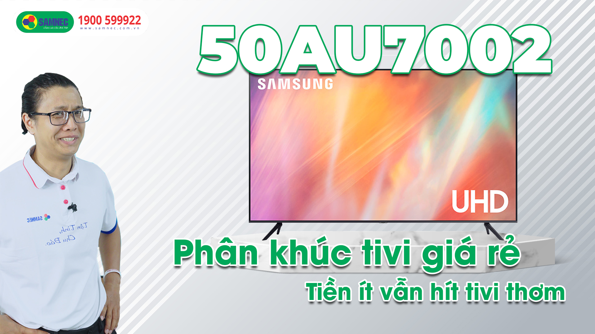 Smart Tivi Samsung UHD 4K 50 inch UA50AU7002KXXV