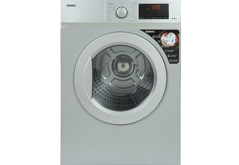 Máy sấy thông hơi Galanz 8 kg DV‐80T5C(S)