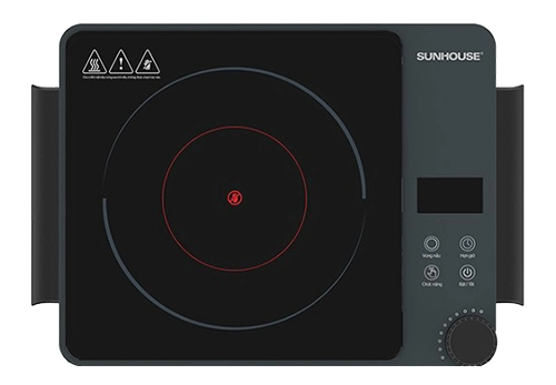 Bếp hồng ngoại Sunhouse hai vòng nhiệt SHD6022