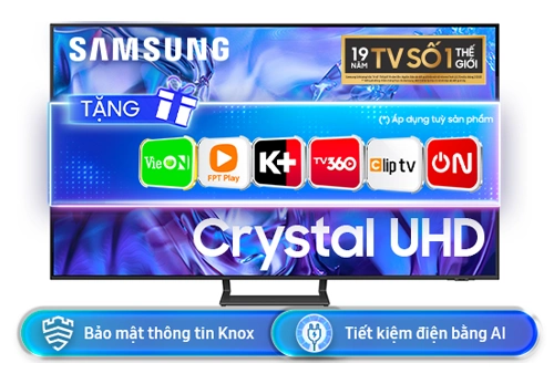 Smart Tivi 4K 65 inch Samsung UA65DU8500KXXV