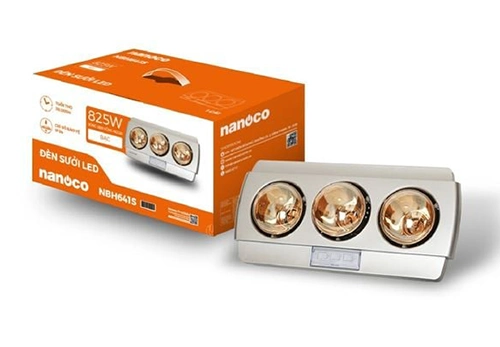 Đèn sưởi gắn tường 3 bòng Nanoco NBH626G
