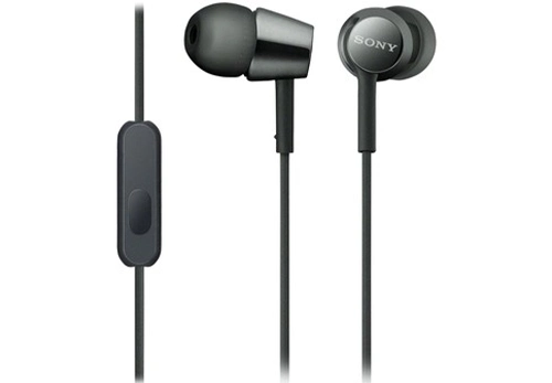Tai nghe dây Sony màu đen MDREX155APBQE