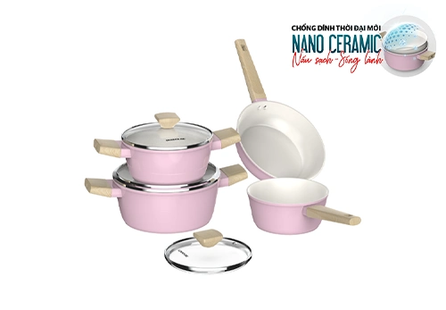 Bộ nồi chảo Sunhouse SHG7979MP4