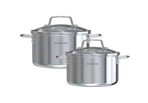 Bộ nồi Inox 304 liền đáy Sunhouse SHG703