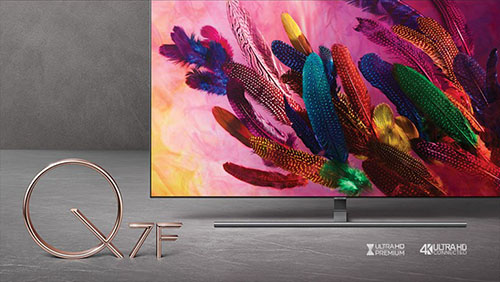 TV Samsung QLED Q7F 2018: Thiết kế sang trọng, chất lượng hiển thị tốt, tính năng hấp dẫn 