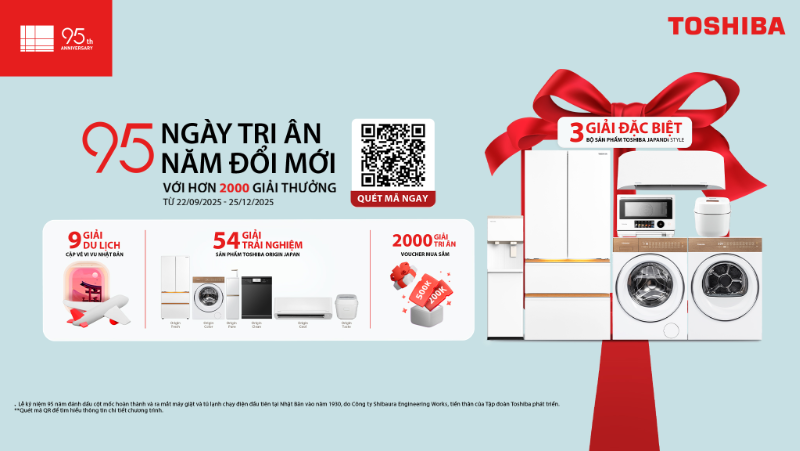 95 Ngày tri ân - 95 Năm đổi mới cùng Toshiba tại Samnec