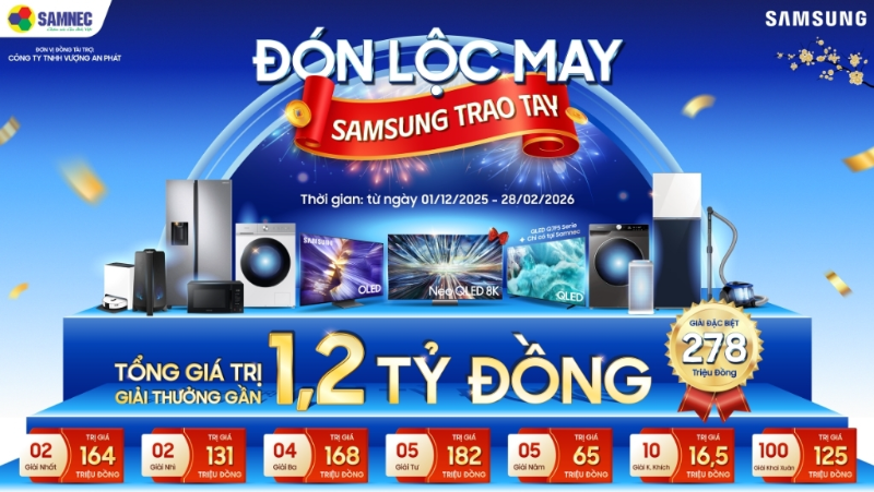 ĐÓN LỘC MAY- SAMSUNG TRAO TAY