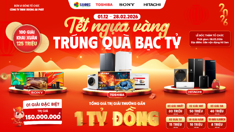 TẾT NGỰA VÀNG - TRÚNG QUÀ BẠC TỶ