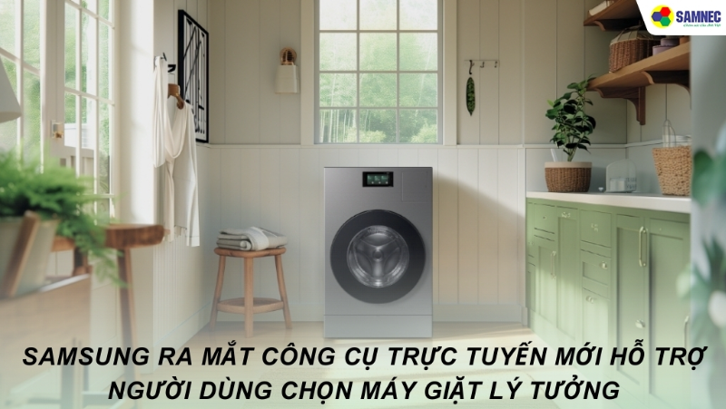 Samsung ra mắt công cụ trực tuyến mới hỗ trợ người dùng chọn máy giặt lý tưởng dễ dàng