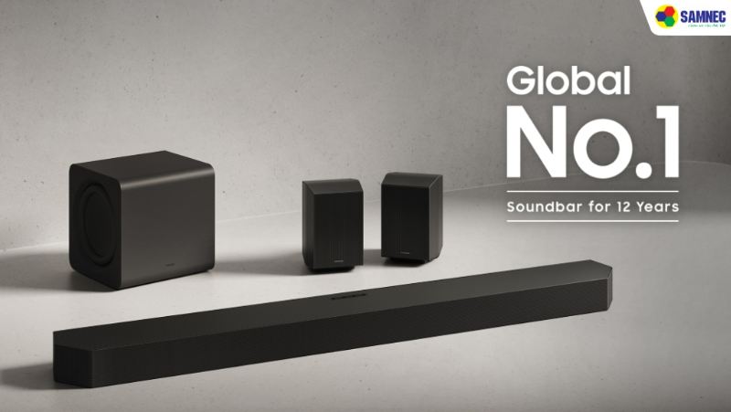 Samsung khẳng định vị thế dẫn đầu với 12 năm liên tiếp là thương hiệu loa thanh số 1 toàn cầu