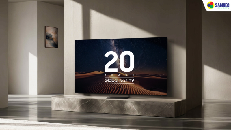 Samsung giữ vị trí thương hiệu TV số 1 thế giới 20 năm liên tiếp
