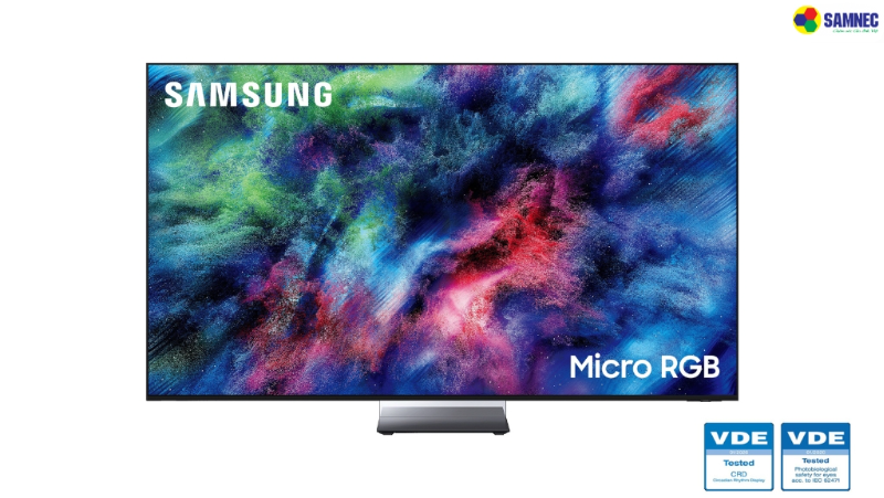 TV Samsung Micro RGB được VDE chứng nhận An toàn cho Mắt và Hỗ trợ Nhịp sinh học