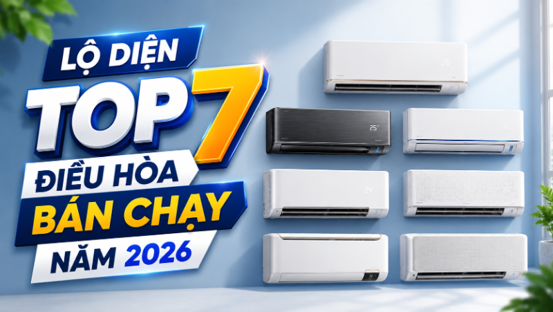 Lộ diện Top 7 điều hòa Panasonic bán chạy năm 2026