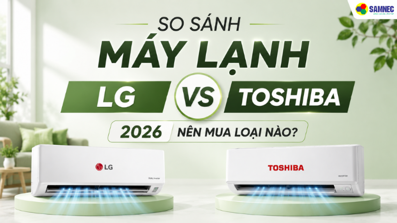 So sánh máy lạnh LG và Toshiba chi tiết - Nên mua loại nào? 