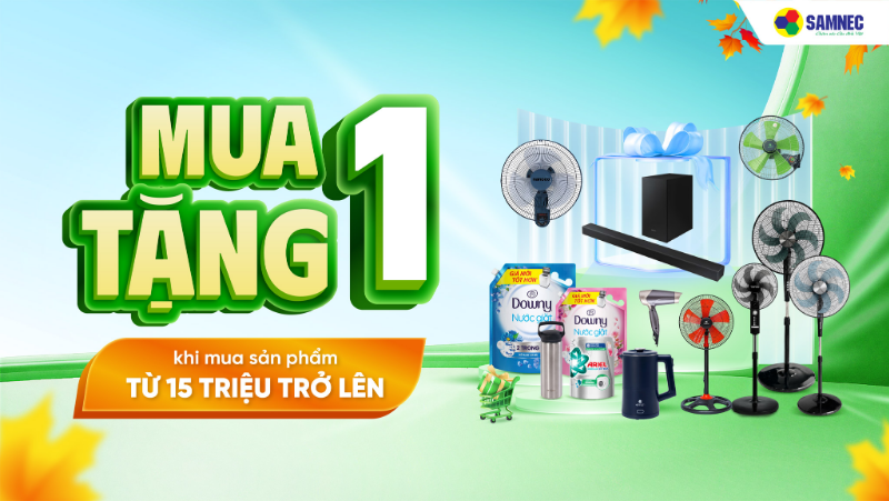 Ưu Đãi Tháng 8 - Mua 1 Tặng 1 